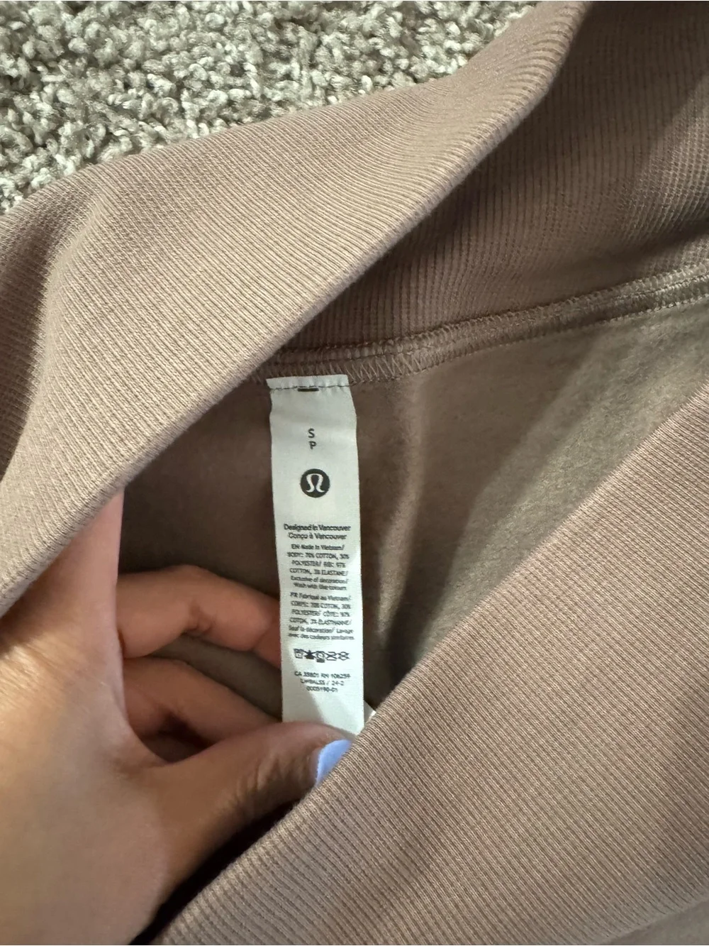 lululemon athletica Taupe Stretch Mini Skirt